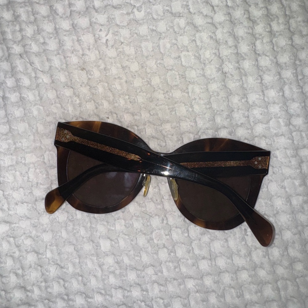 Celine 41443/S Tortoise Oversized Sunglasses - Picture 4 of 8